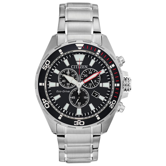 Men'S Eco-Drive Brycen Chronograph Watch AT2438-53E